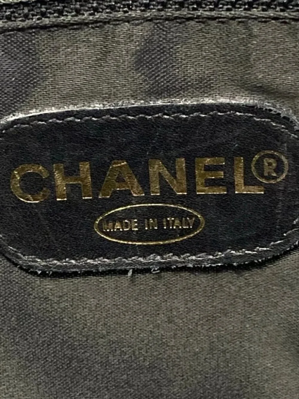 CHANEL Matelasse Dark Brown Lambskin Tote Bag Gold hardware